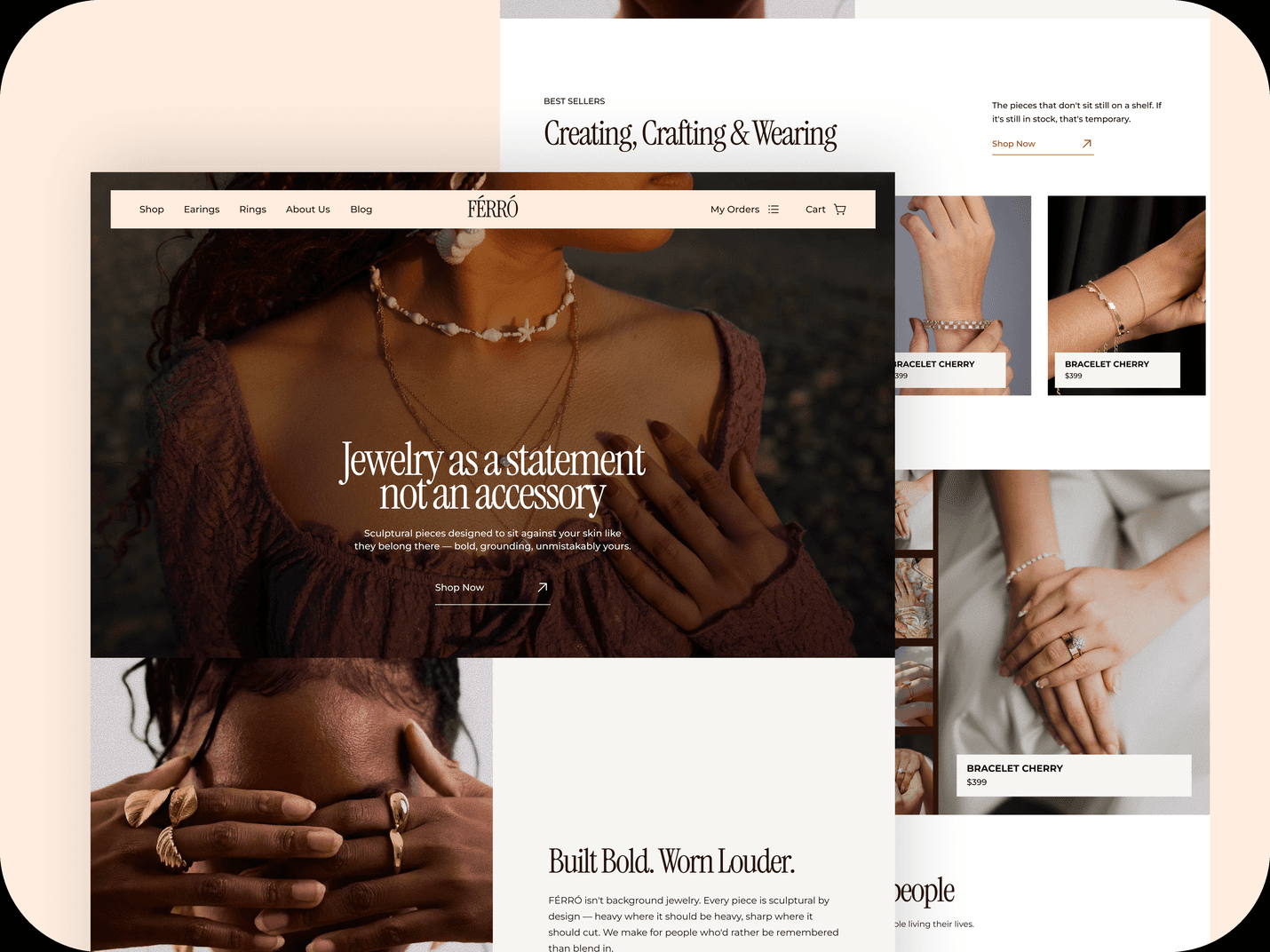 FÉRRÓ - E-commerce Jewelry Store