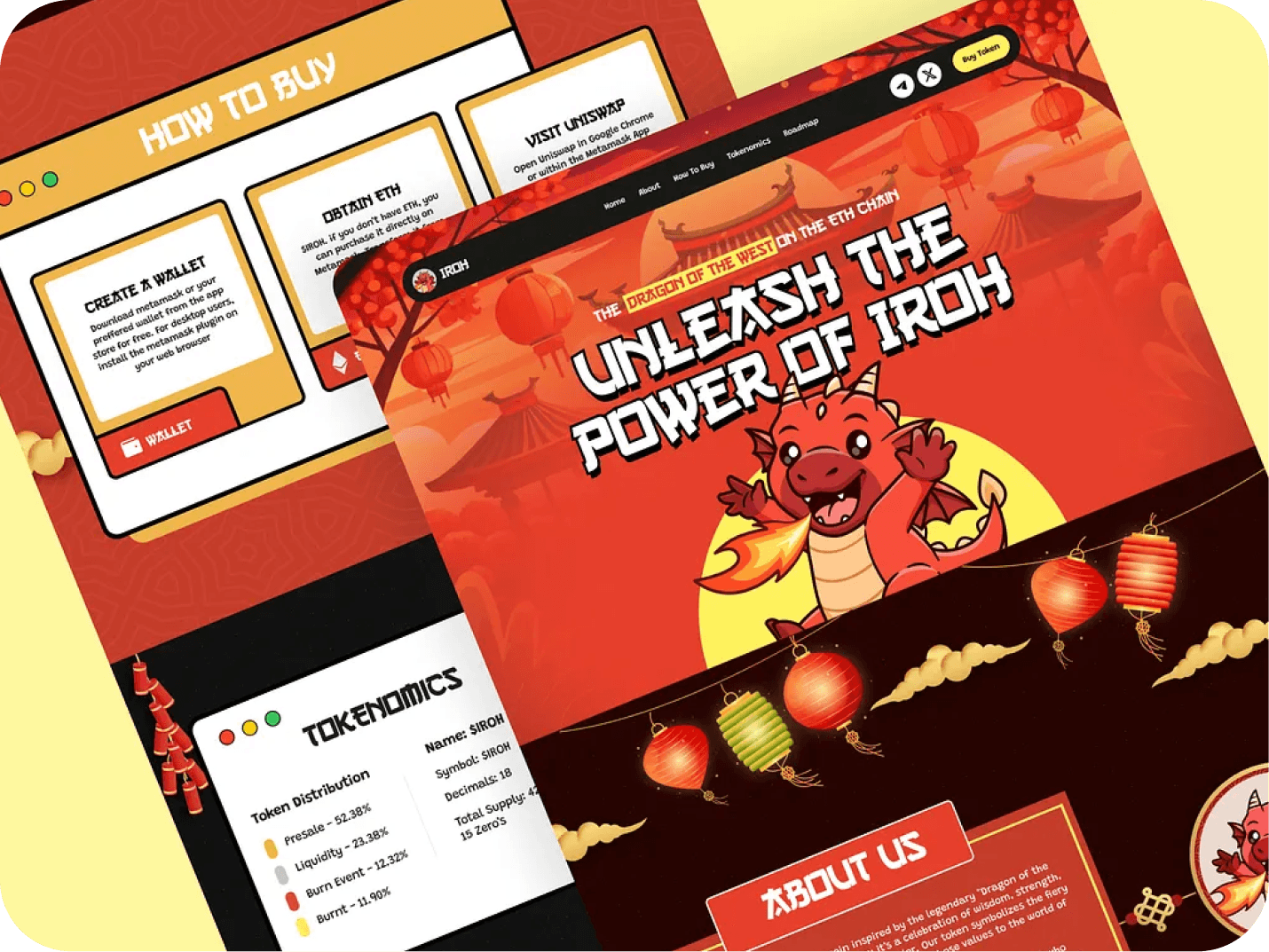 IROH - Memecoin Landing Page