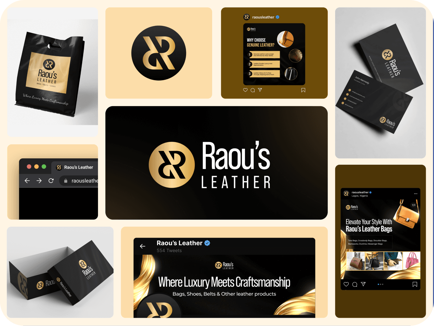 Raou's Leather - Brand Identity