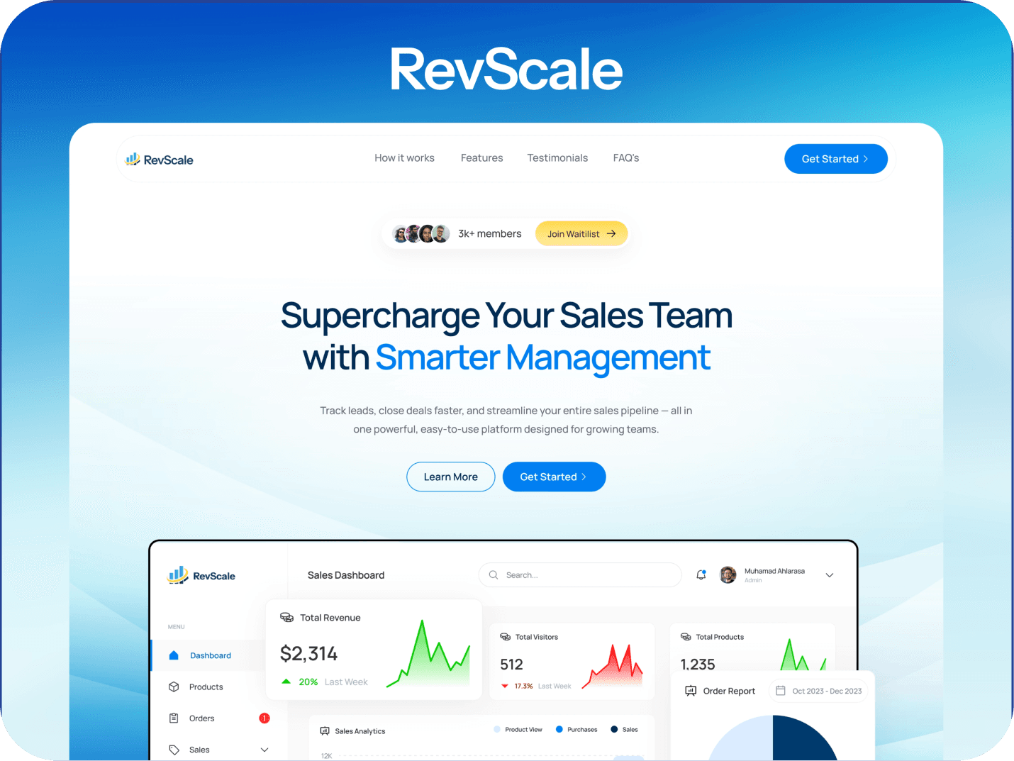 RevScale - Framer Landing Page