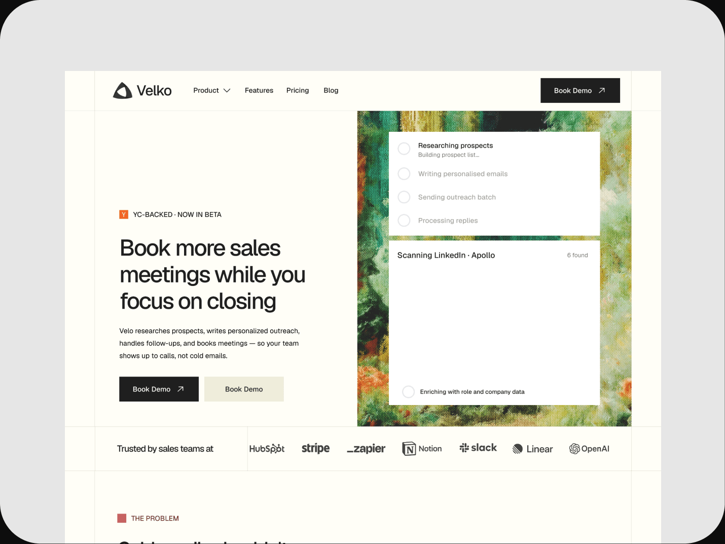 Velko - AI Sales Agent Website