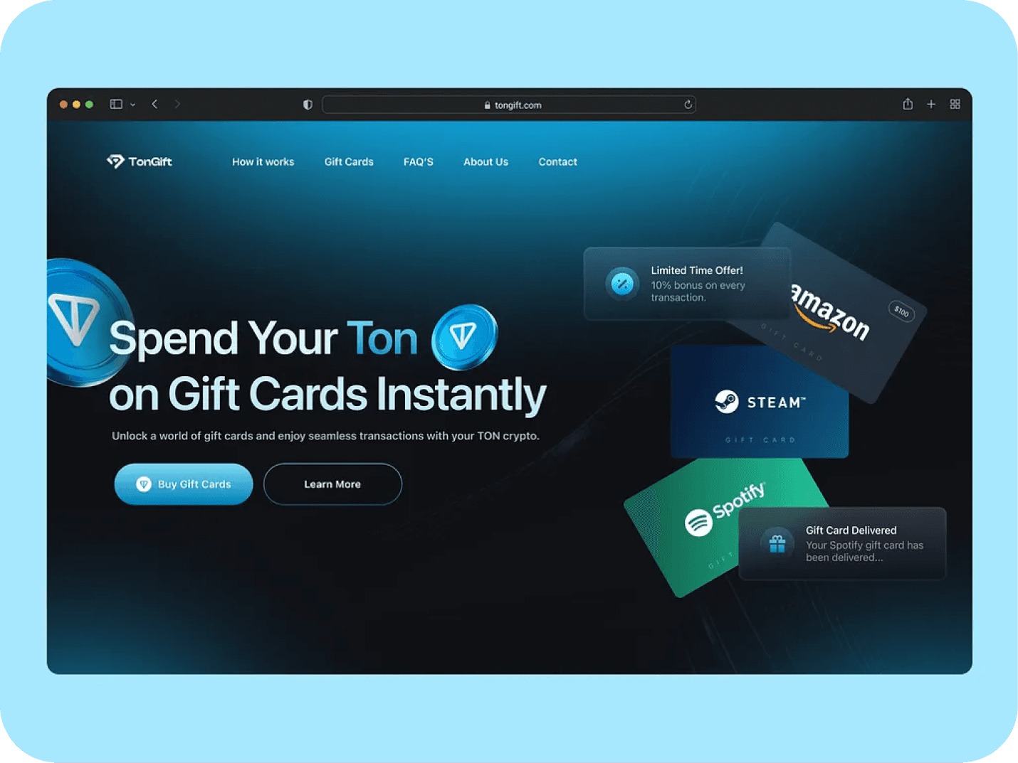 TON Landing Page Exploration